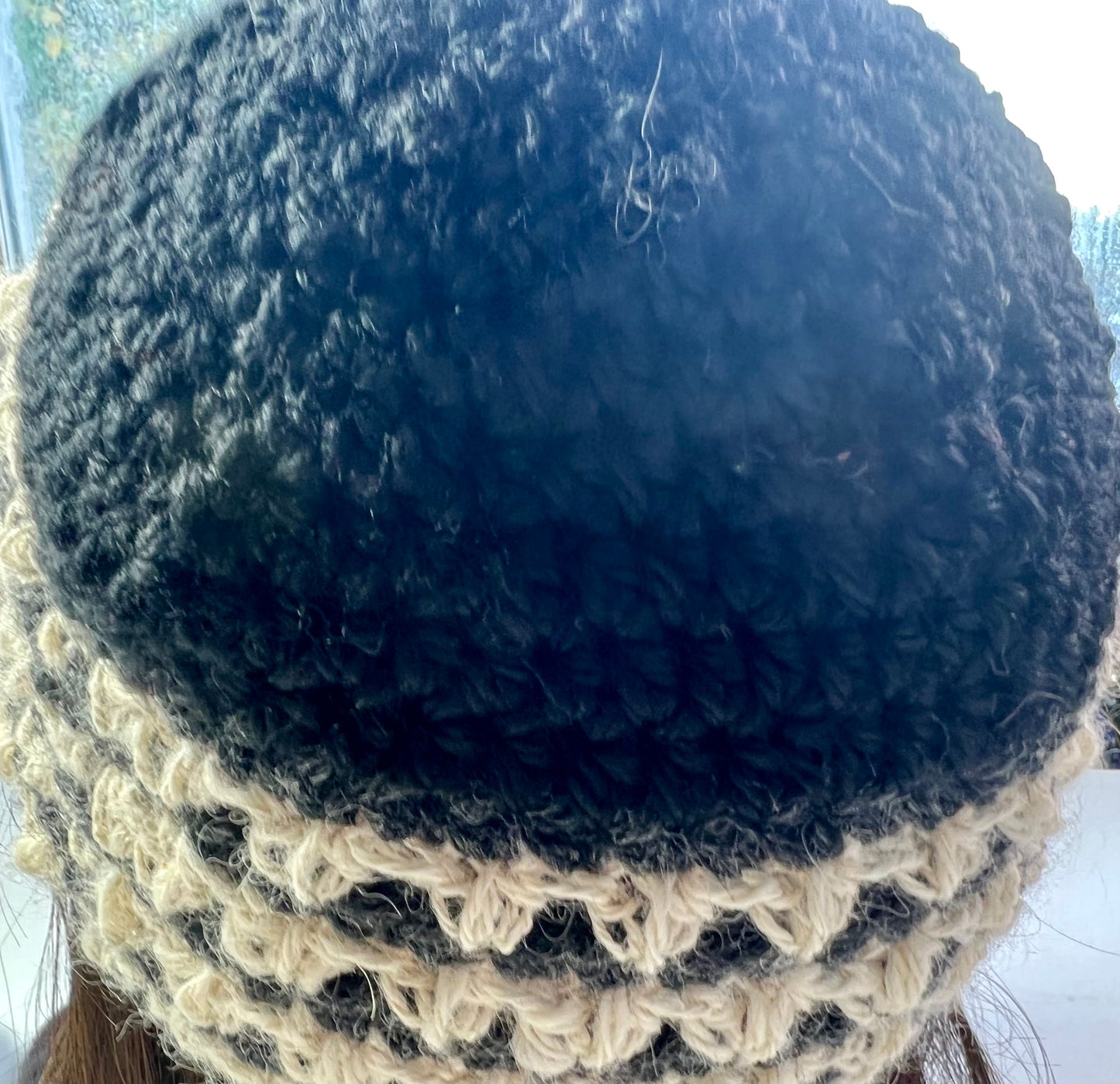 Black and White Beanie