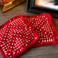 Mug Rugs red on white