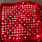 Mug Rugs red on white