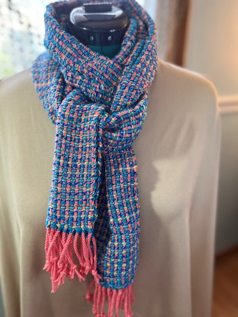 Tricolor Long Scarf