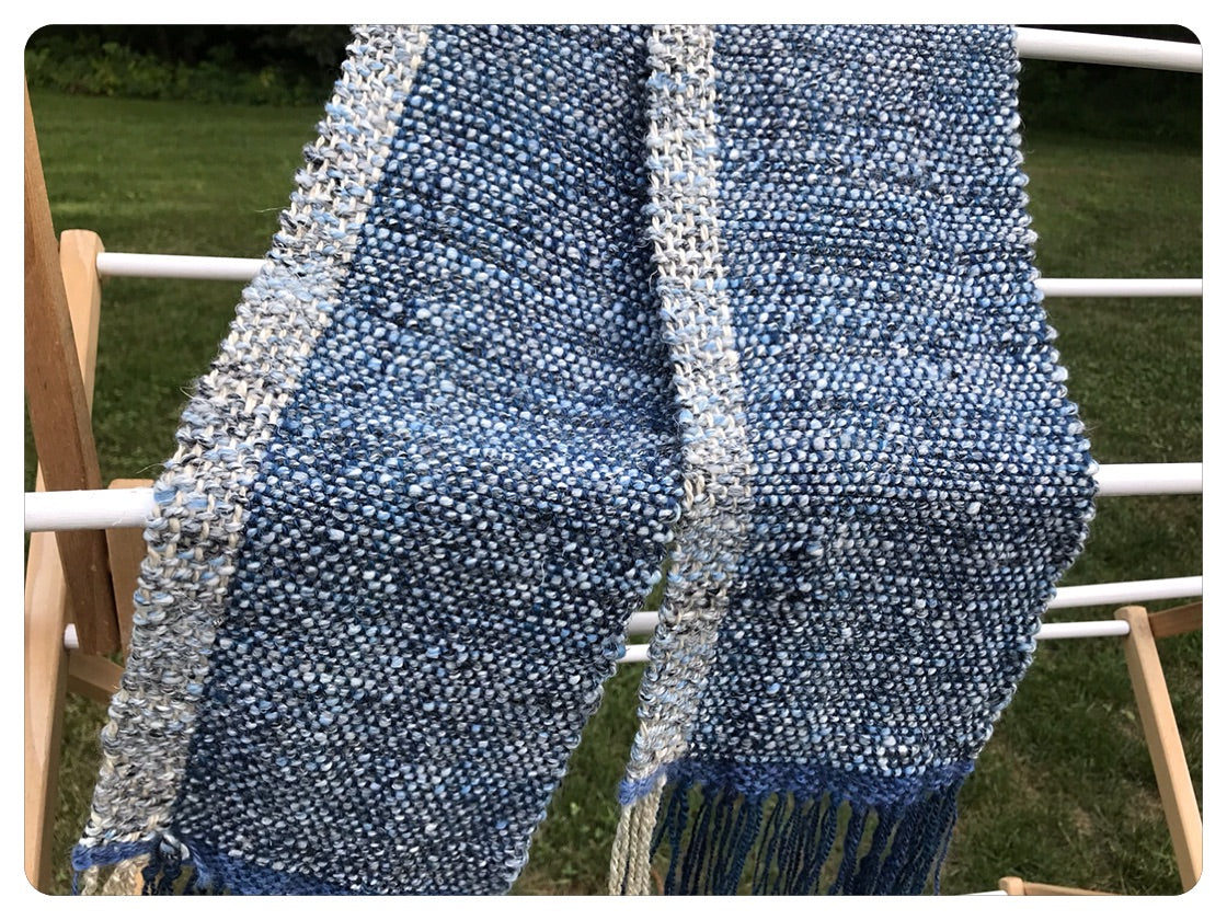 Rustic Blue Scarf