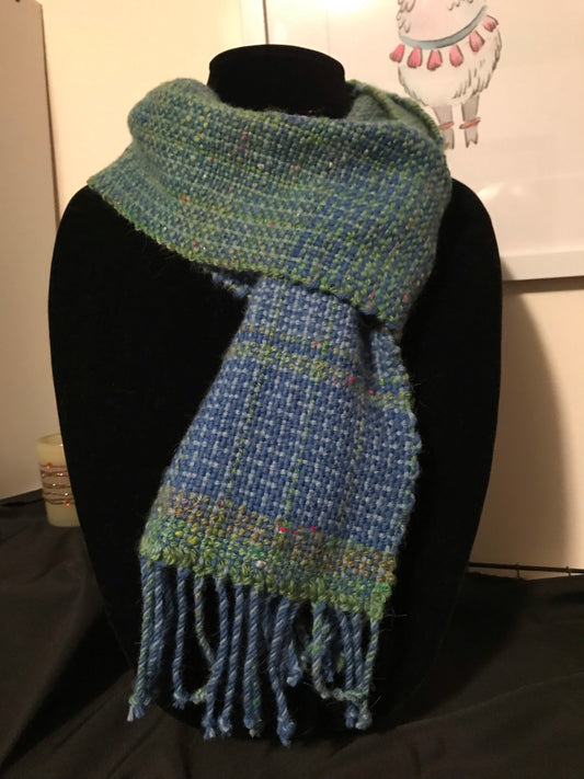 Color Work Woven Scarf 4