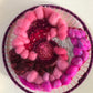 My Funny Valentine Natural Fiber Circular Wall Hanging